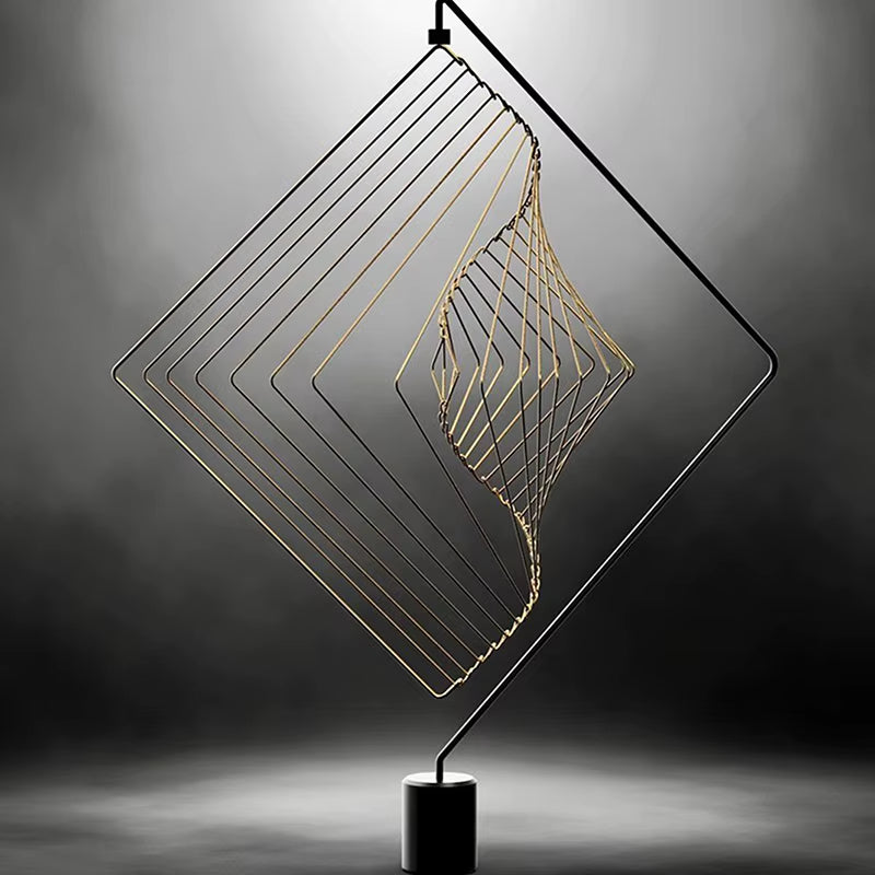Square Wave Kinetic Spinner Creative Design of Decorative Ornaments Modern Abstract Ornaments Autism ADHD Toys Fidget