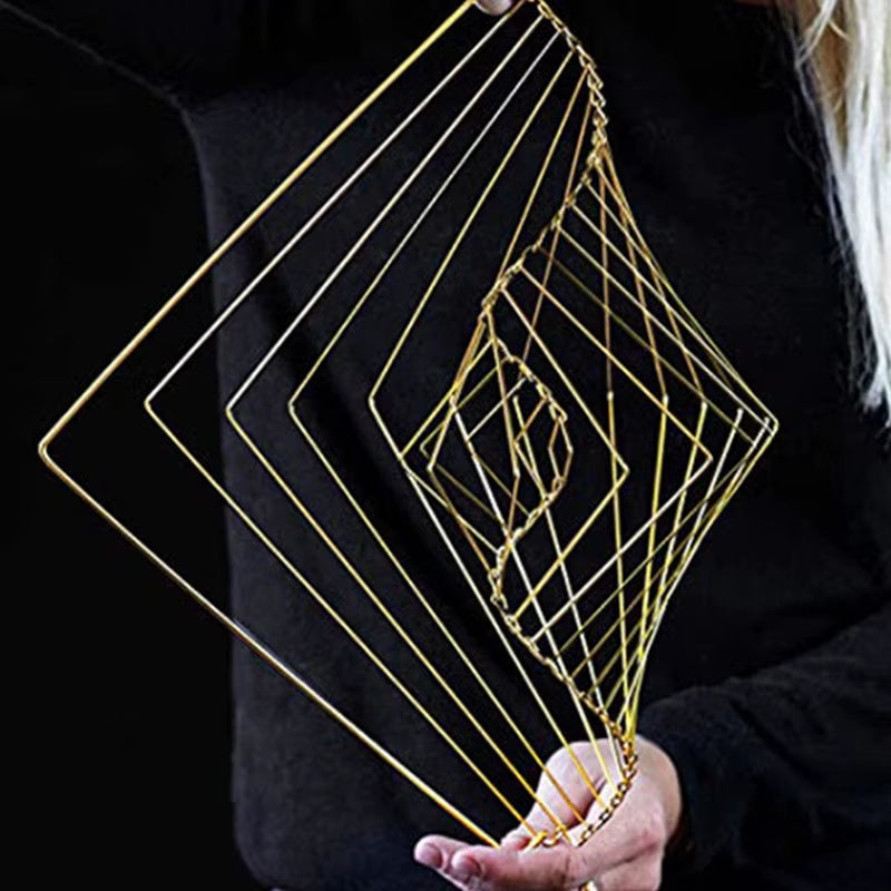 Square Wave Kinetic Spinner Creative Design of Decorative Ornaments Modern Abstract Ornaments Autism ADHD Toys Fidget