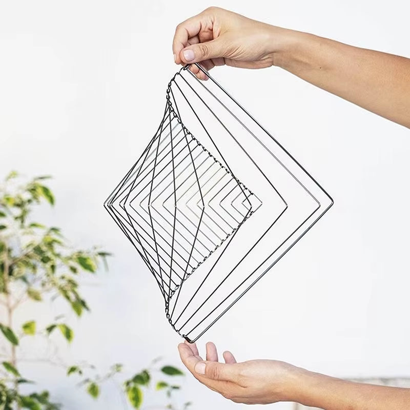 Square Wave Kinetic Spinner Creative Design of Decorative Ornaments Modern Abstract Ornaments Autism ADHD Toys Fidget