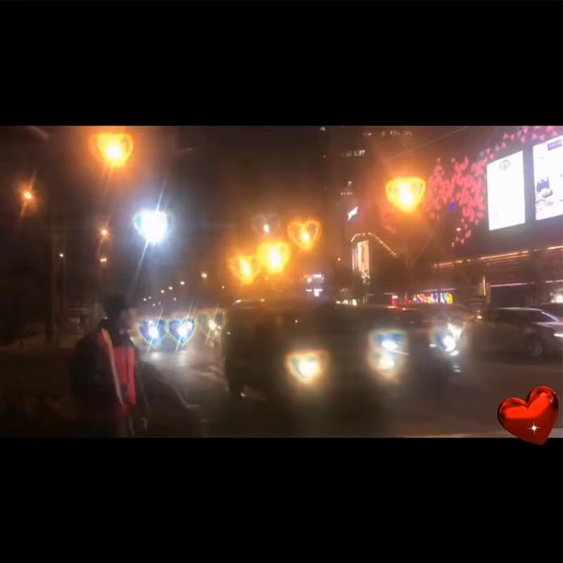 Creative Fireworks Glasses Effects Eyewear Diffraction Rectangle Sunglasses Watch the Lights Change Heart/Star Shape at Nigh
