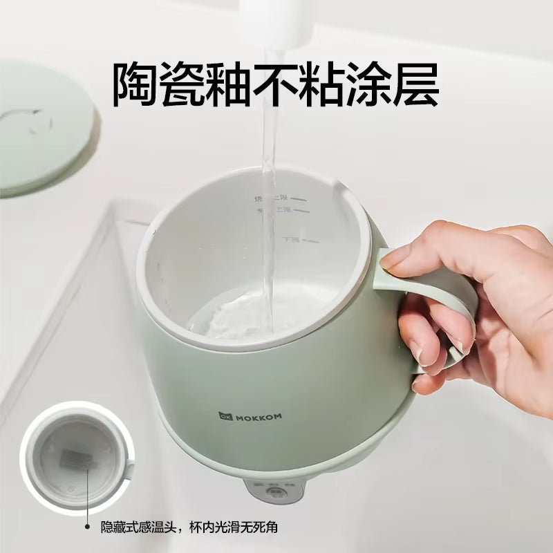 500Ml MOKKOM MK-383 Electrothermal Milk Cup,300W Home Multifunctional Electric Heating Milk Cup Heating Tea/Soup