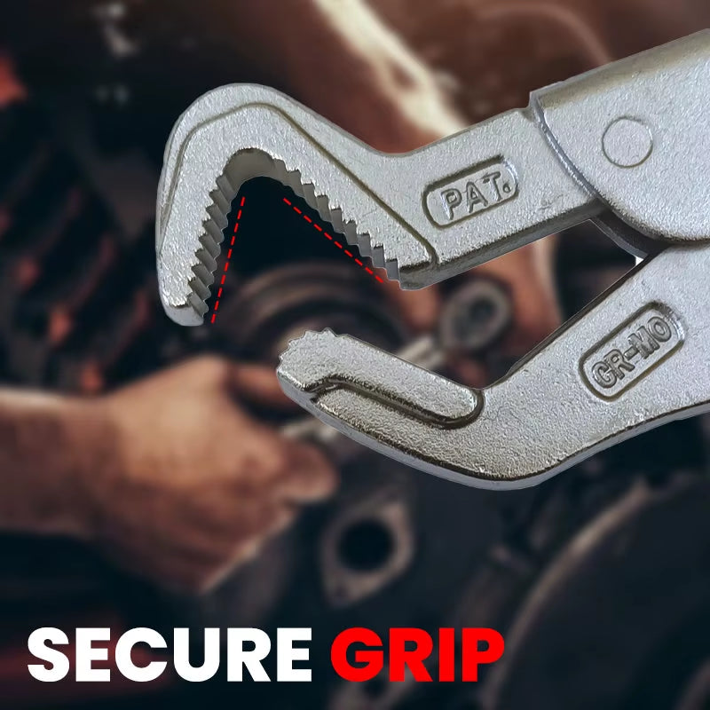 Multifunctional Locking Welding Tool Clamping Pliers Heavy Duty Self-Tightening Pliers Parrot Nose Locking Pliers with Saw-Teeth
