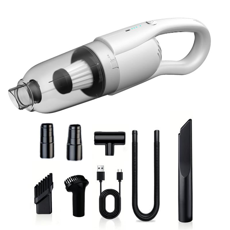 Cordless Car Vacuum High Power, 42000Pa/55W, Robustclean Mini Vacuum with Flexible Hose and Pet Brush, Portable Vacuum for Car Interior Home Cleaning Cleaner Automotive
