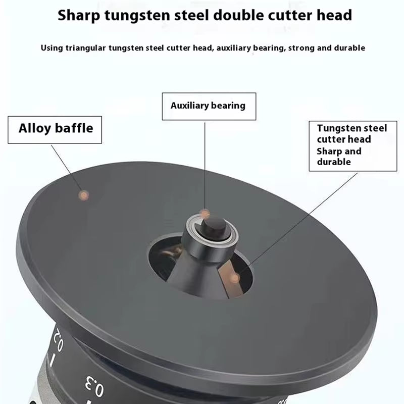 Sturdy Chamfering Mini Deburring Metal 30000Rpm Circular Edge, 45 Degree Tile Pneumatic Chamfering Tool,For Chamfering Metal