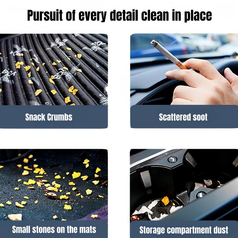 Cordless Car Vacuum High Power, 42000Pa/55W, Robustclean Mini Vacuum with Flexible Hose and Pet Brush, Portable Vacuum for Car Interior Home Cleaning Cleaner Automotive